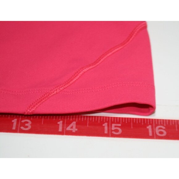 Lululemon Align V-Neck Crop Tank Top Pink Size 12 A/B Built-In Bra Athleisure - Picture 4 of 5